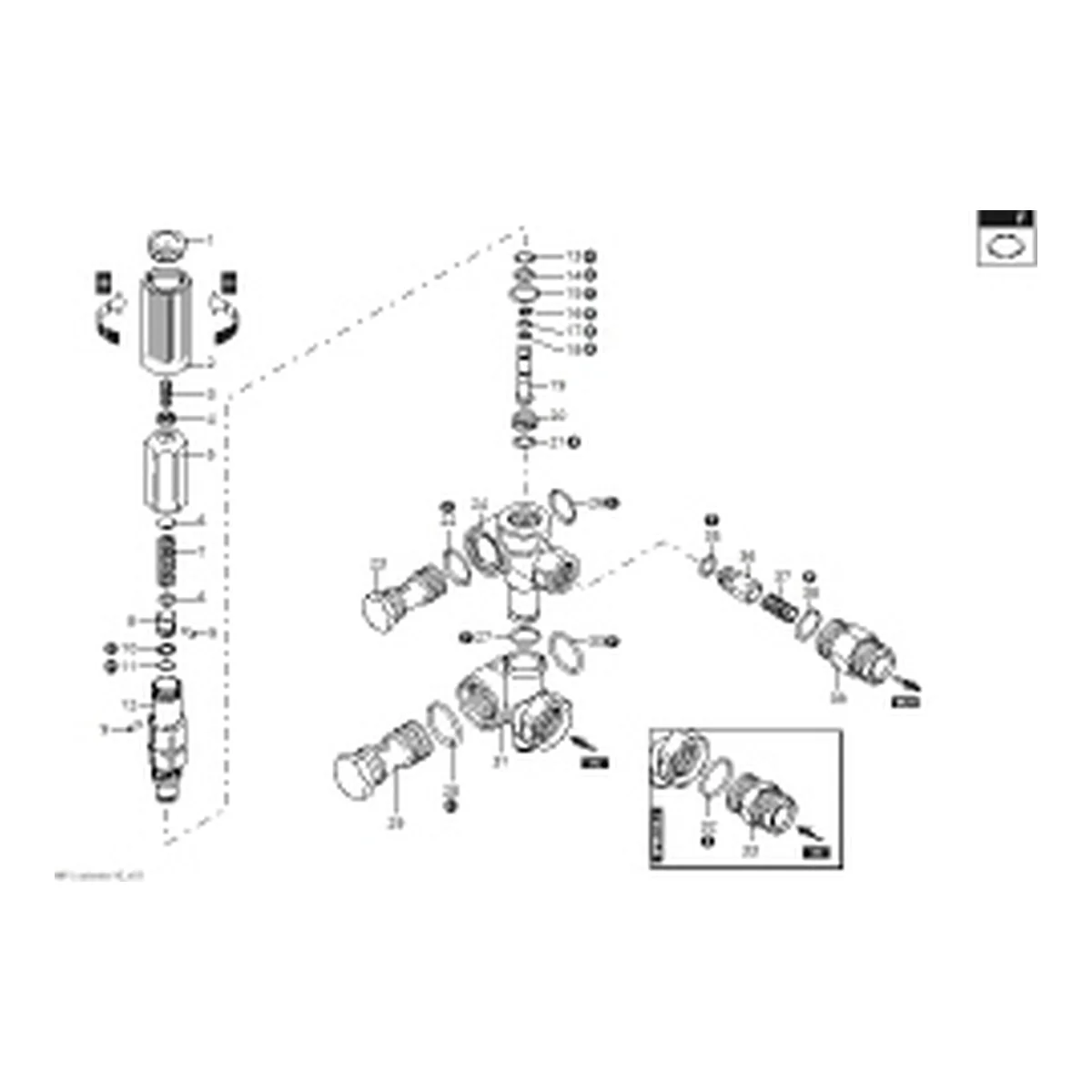 Vanne ANNOVI REVERBERI Vanne de régulation MINIMATIC 4/B (AR 21036)